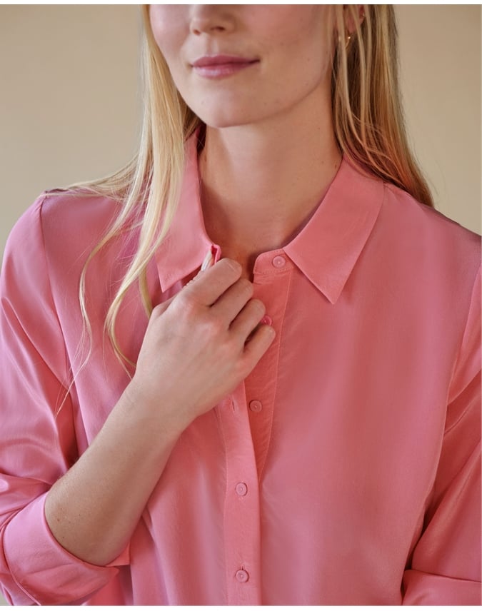 Pure Washed Silk Shirt