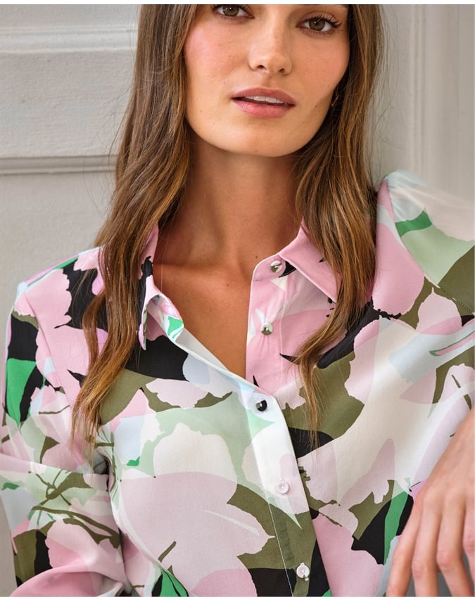 Pure Washed Silk Shirt