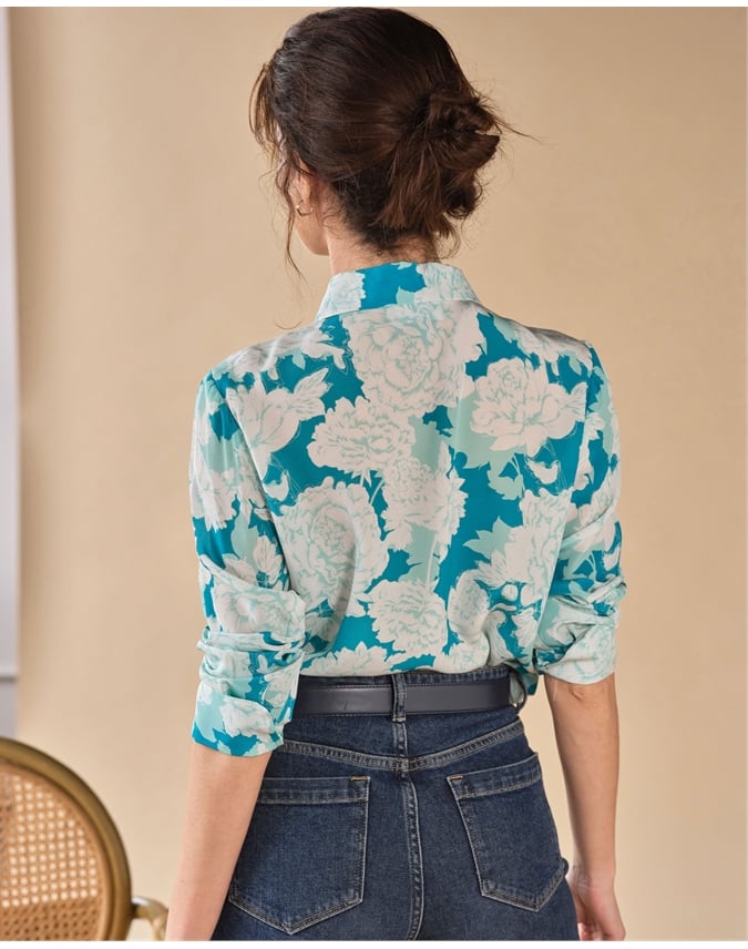 Pure Washed Silk Shirt