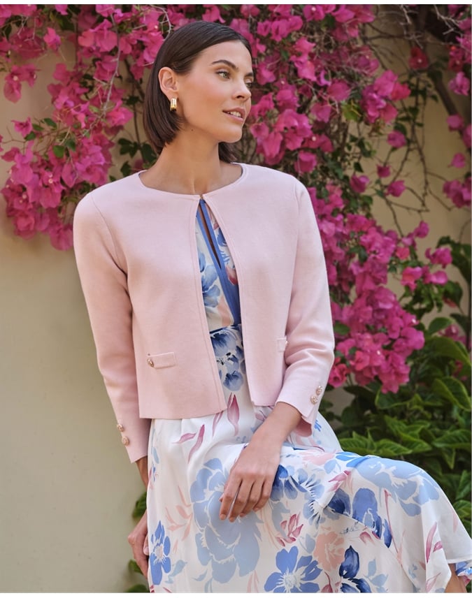 Cotton Blend Milano Jacket