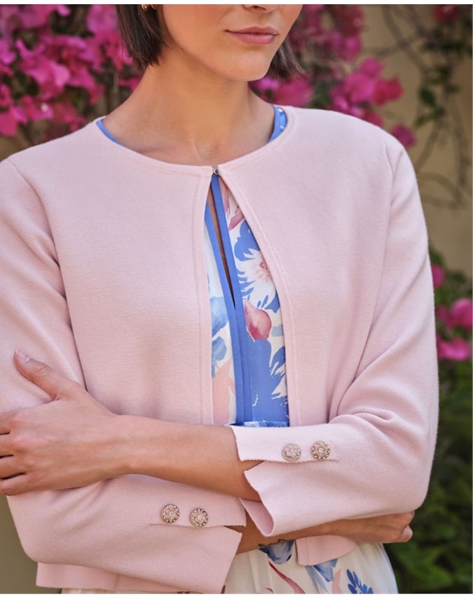 Cotton Blend Milano Jacket