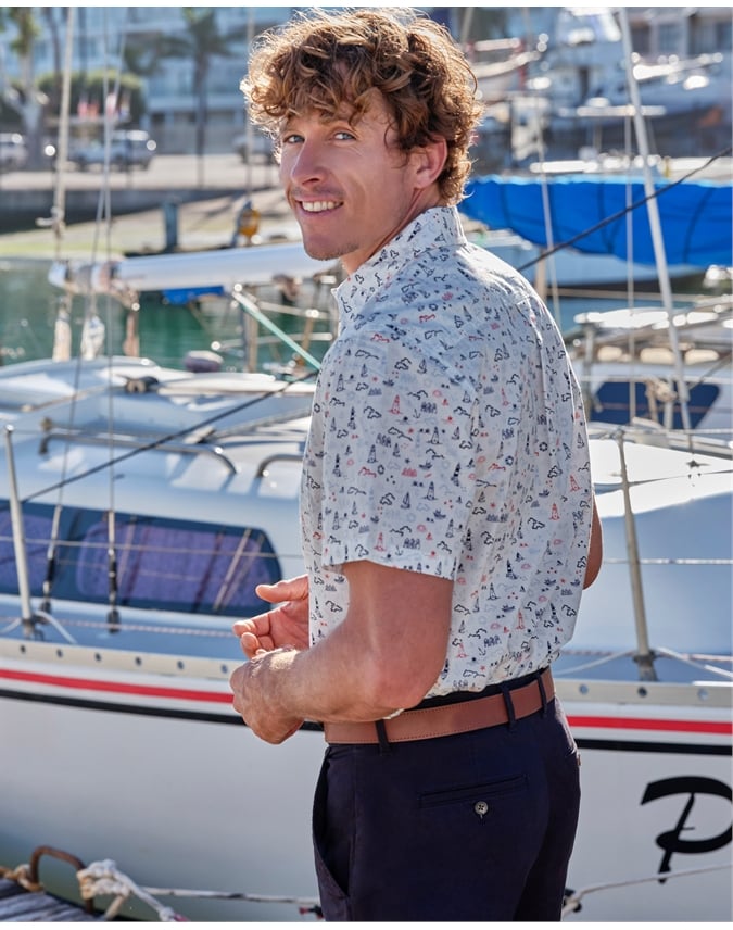 Short Sleeve Cotton Shirt