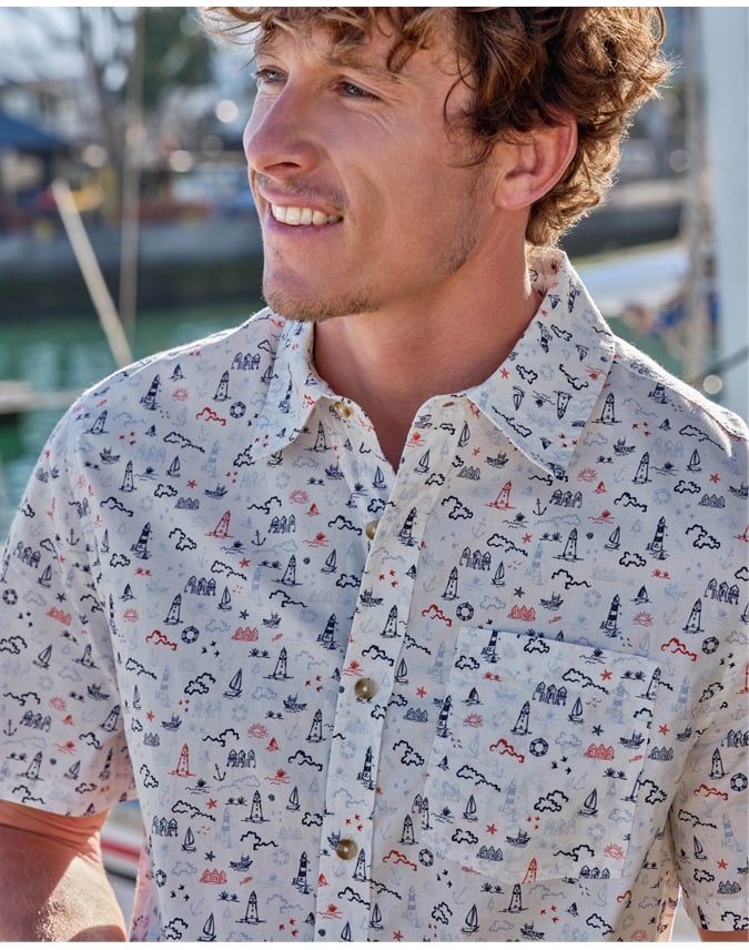 Short Sleeve Cotton Shirt