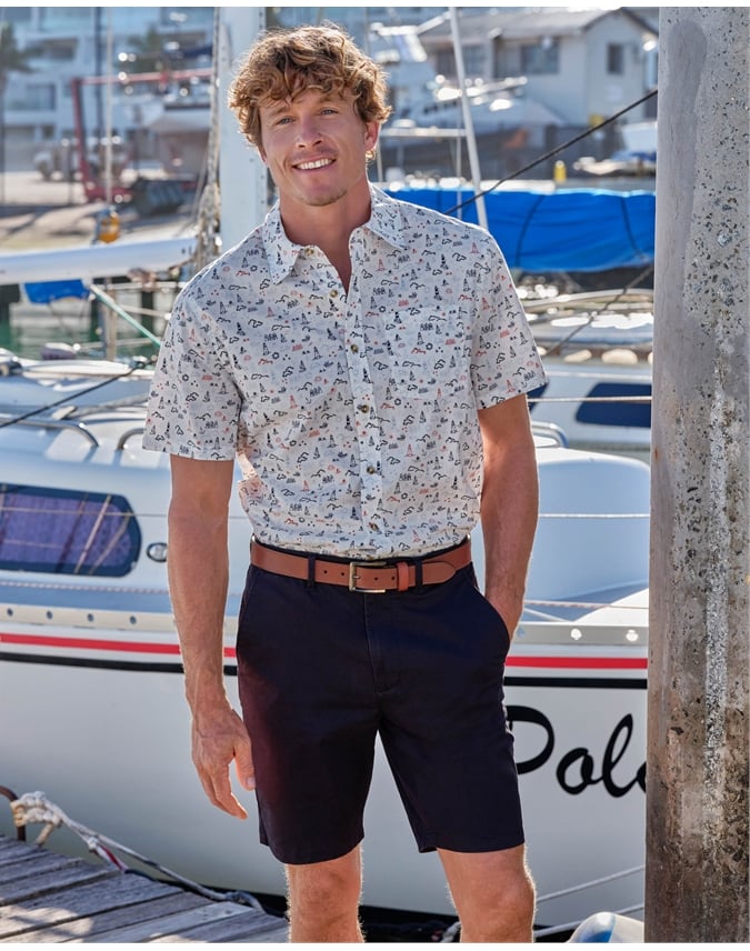 Short Sleeve Cotton Shirt