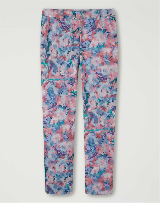 Garden Floral | Capri Trouser | Pure Collection
