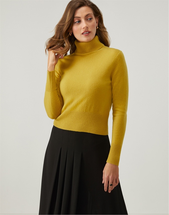 cropped polo sweater
