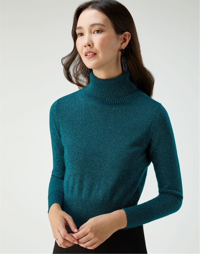 cropped polo sweater