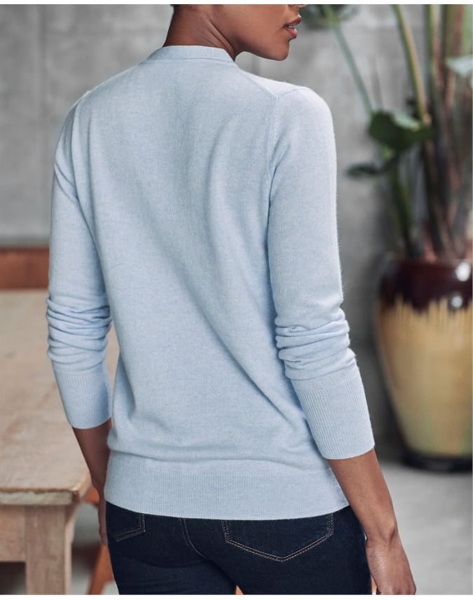 Cashmere V Neck Cardigan