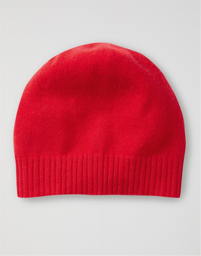 red cashmere hat