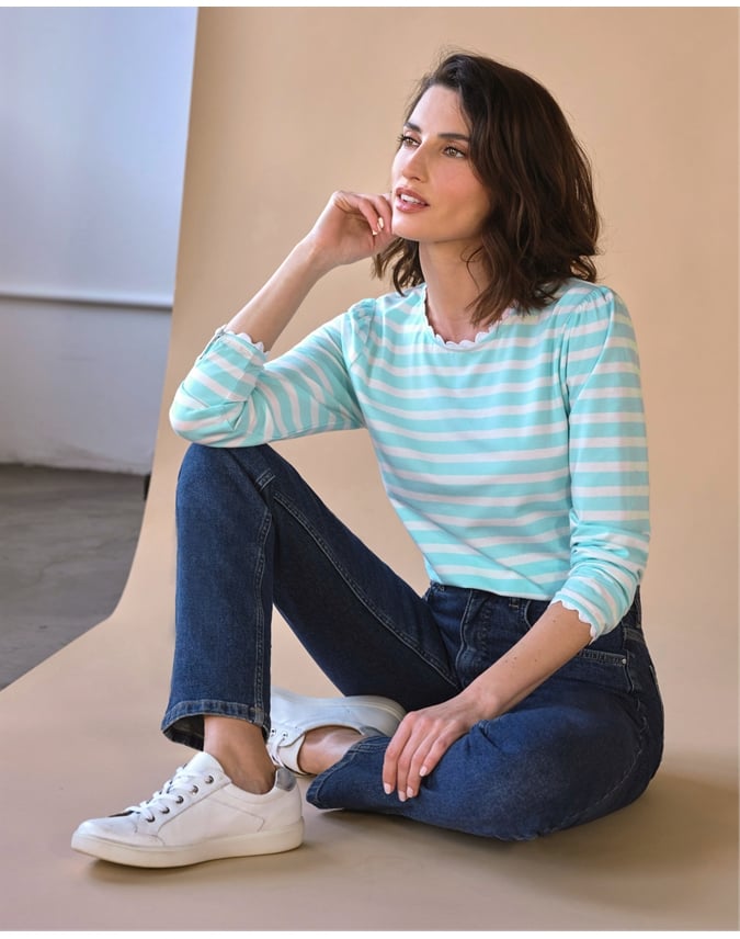 Ric Rac Trim Long Sleeve