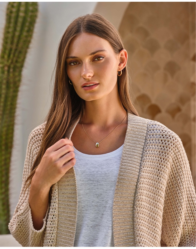 Cotton Edge To Edge Cardigan