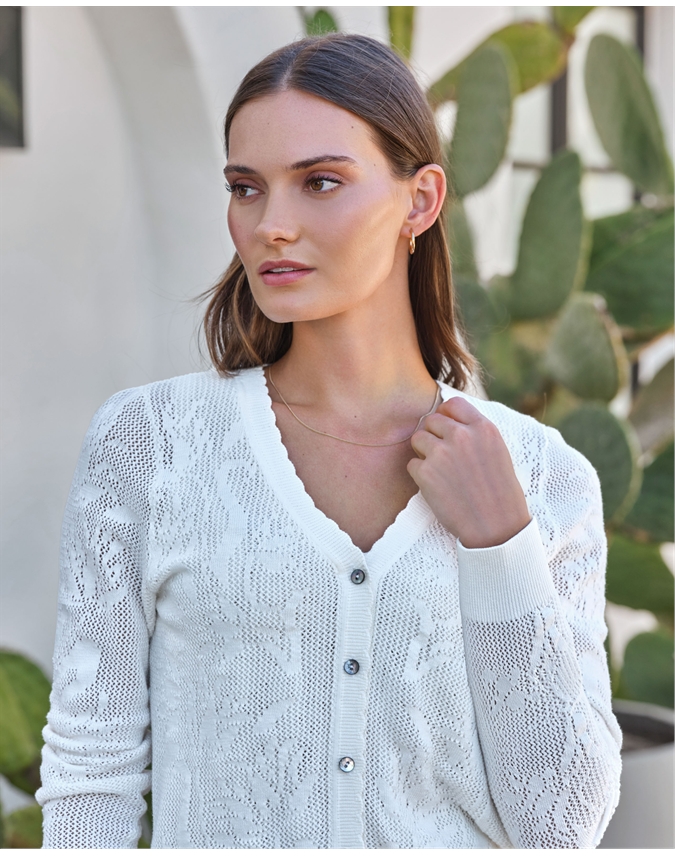 Cotton Lace Cardigan