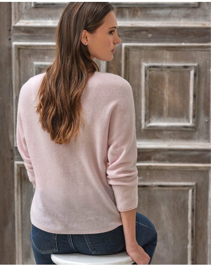 Gassato Cashmere 3/4 Sleeve Sweater