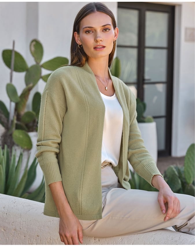 Gassato Open Cardigan