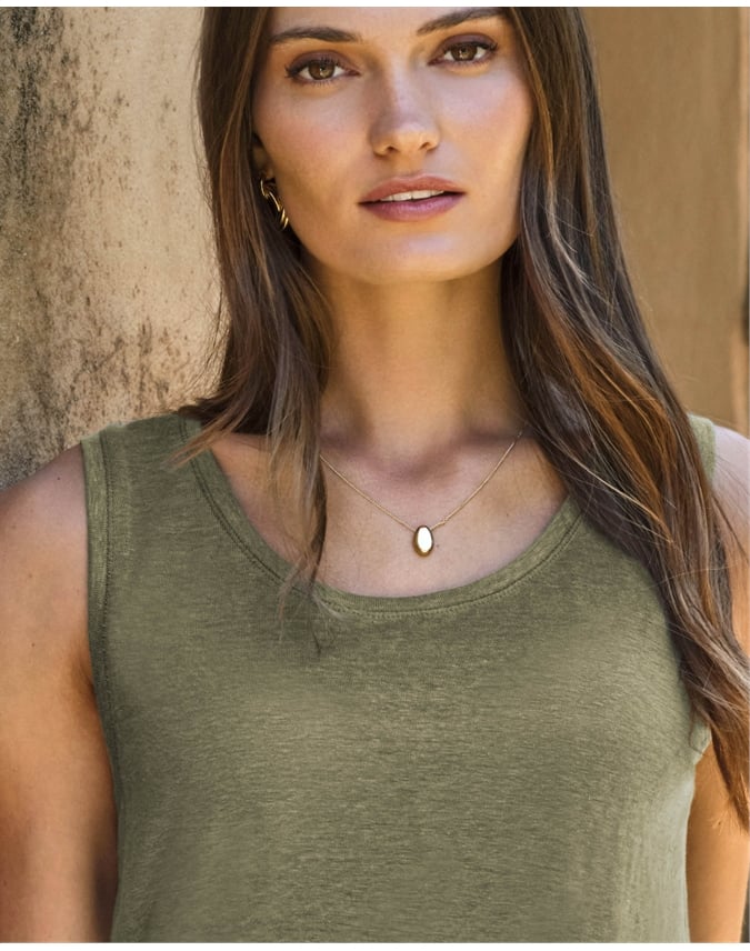 Luxury Linen Jersey Vest