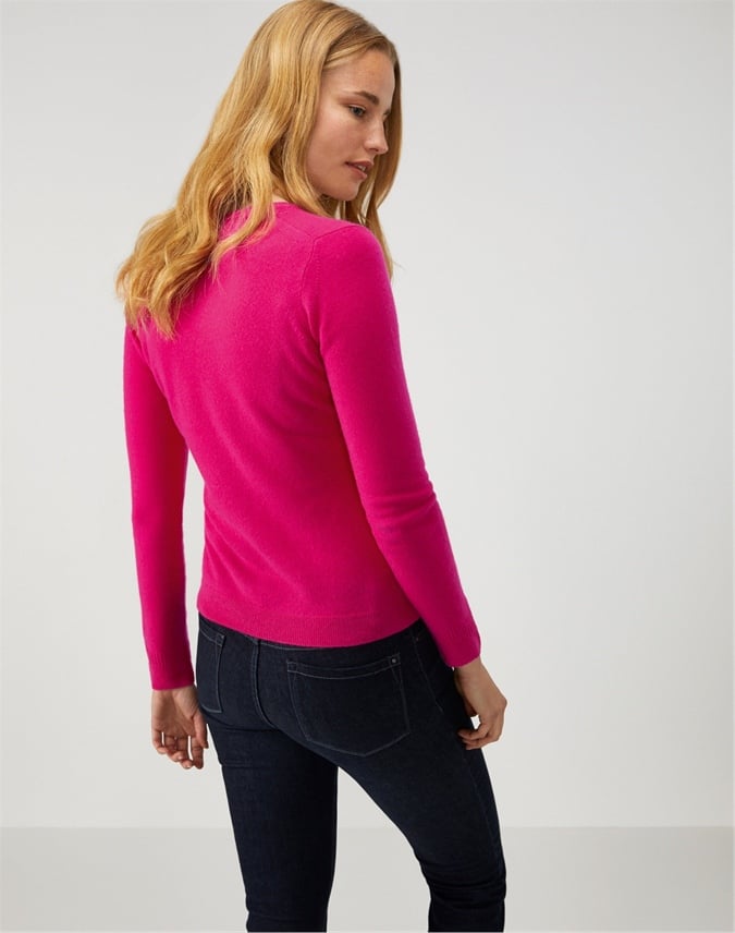 Cashmere Slim Fit V Neck Sweater
