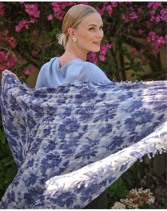 Cashmere Blend Ultrafine Scarf