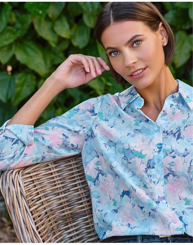 Pure Washed Silk Shirt