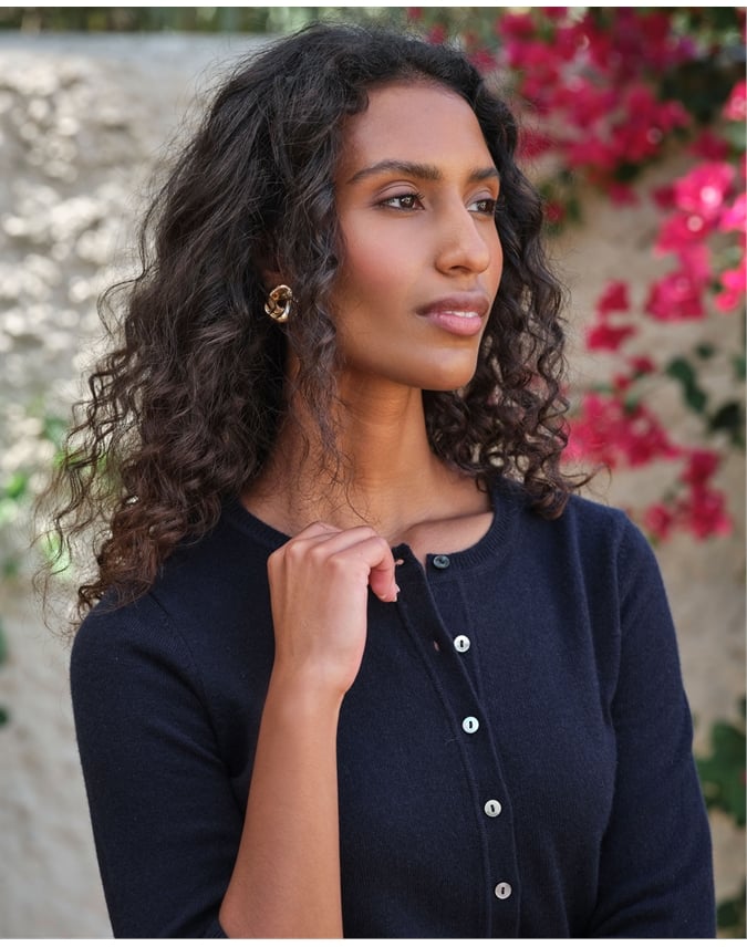 Cashmere Cropped Cardigan