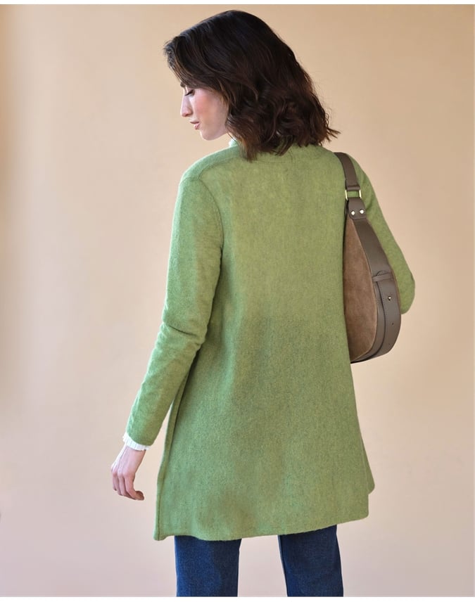 Gassato Lightweight Cashmere Swing Cardigan