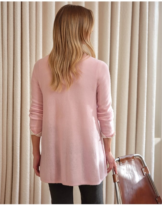 Gassato Lightweight Cashmere Swing Cardigan