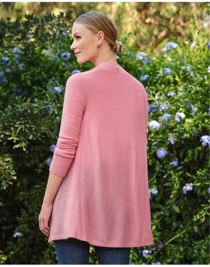 Gassato Lightweight Cashmere Swing Cardigan