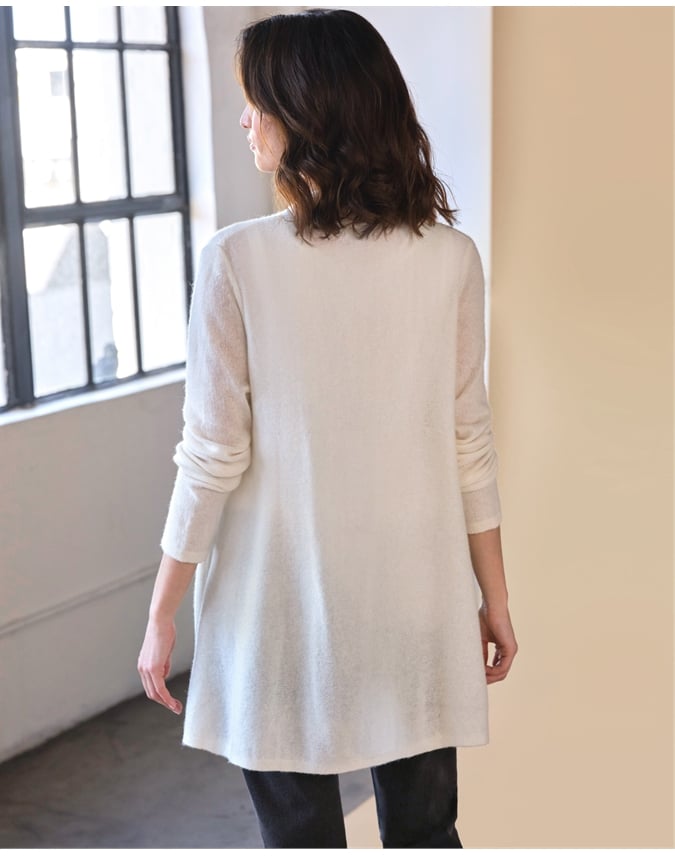 Gassato Lightweight Cashmere Swing Cardigan