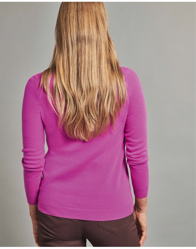 Cashmere Straight Fit V Neck Sweater