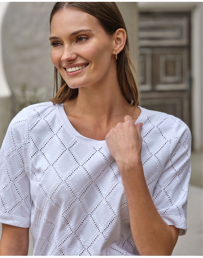 Embroidered Jersey Tee