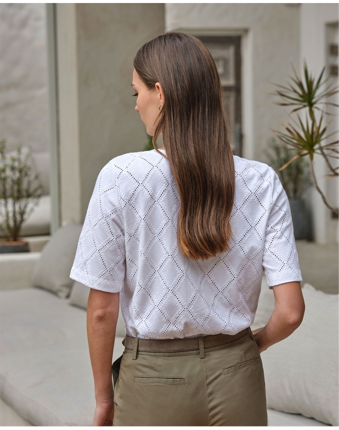Embroidered Jersey Tee