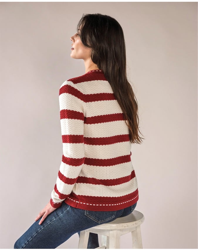 Cotton Wool Striped Jacket