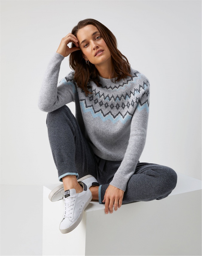 Fairisle Fairisle Yoke Sweater Pure Collection