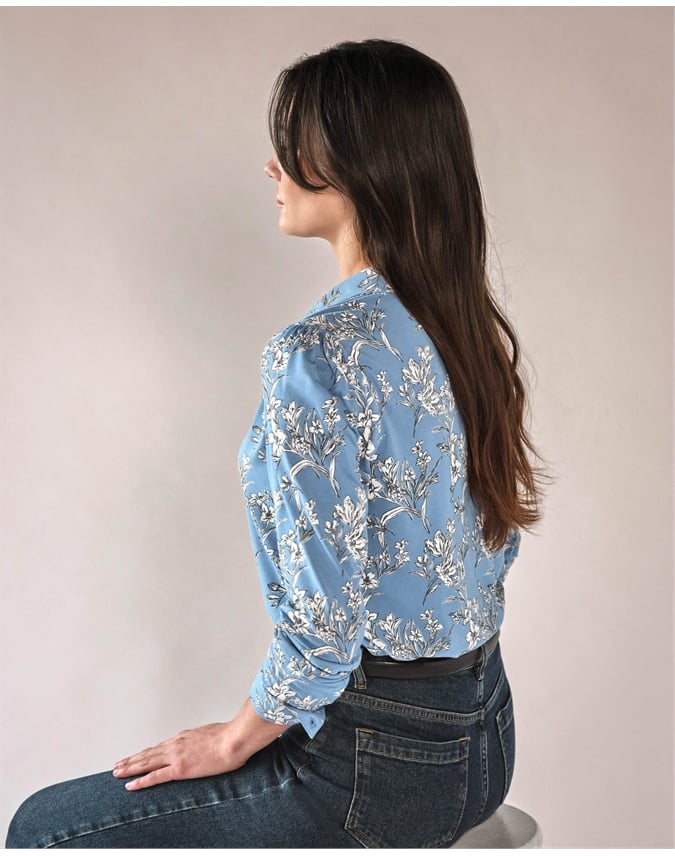 Viscose Jersey V Neck Shirt