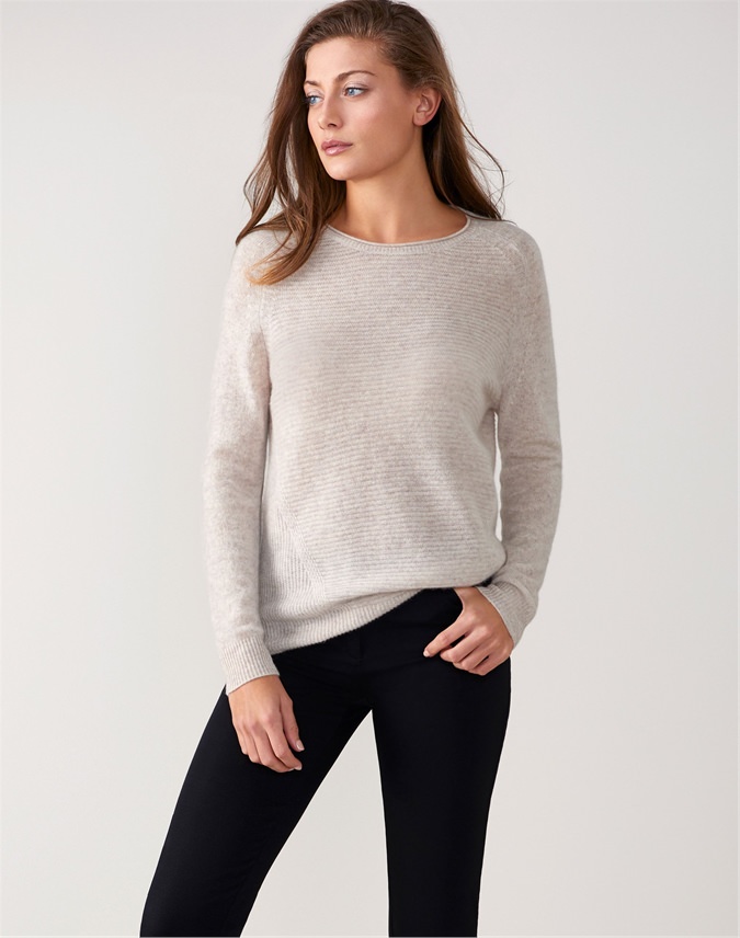 Marble | Gassato Soft Textured Rib Sweater | Pure Collection