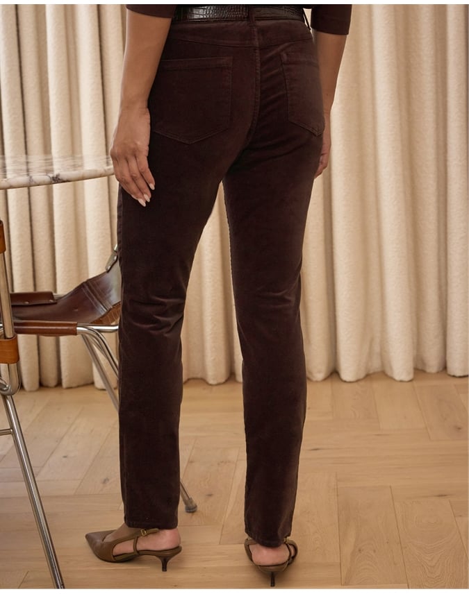 Washed Velvet Jean