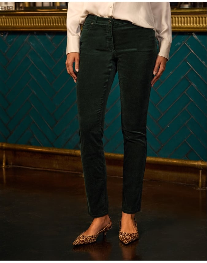 Washed Velvet Jean