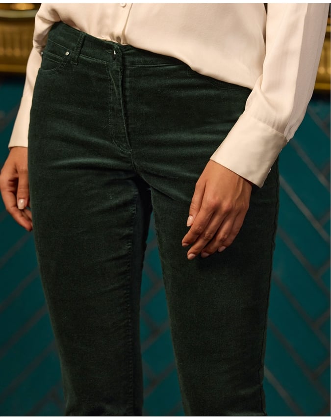 Washed Velvet Jean