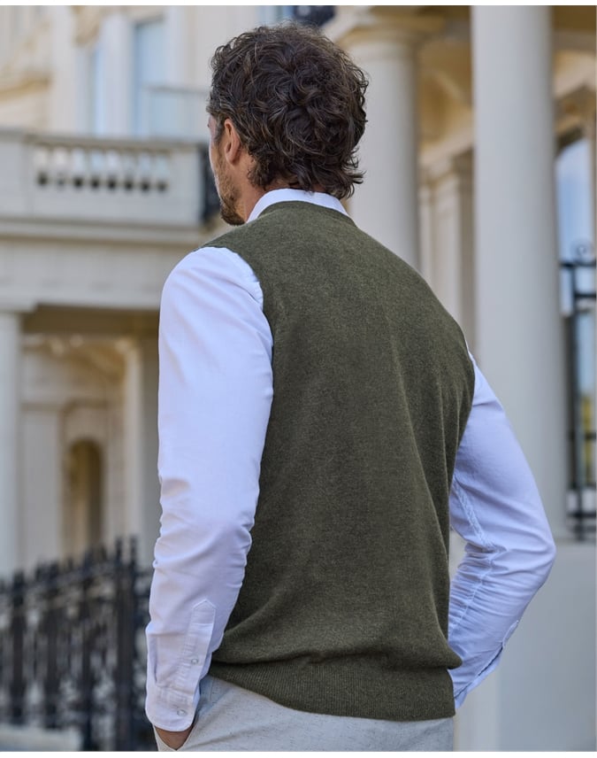 Mens Cashmere Vest