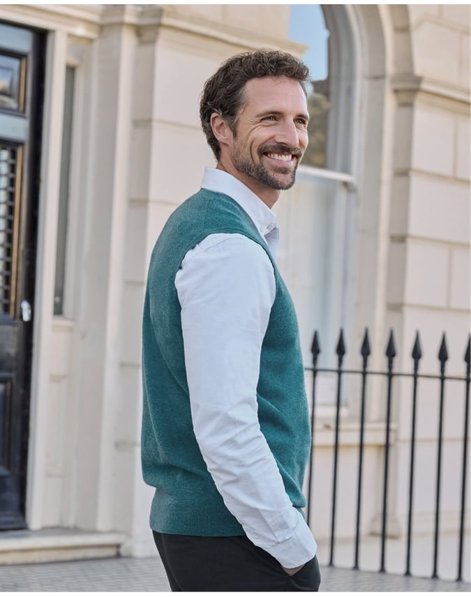 Mens Cashmere Vest