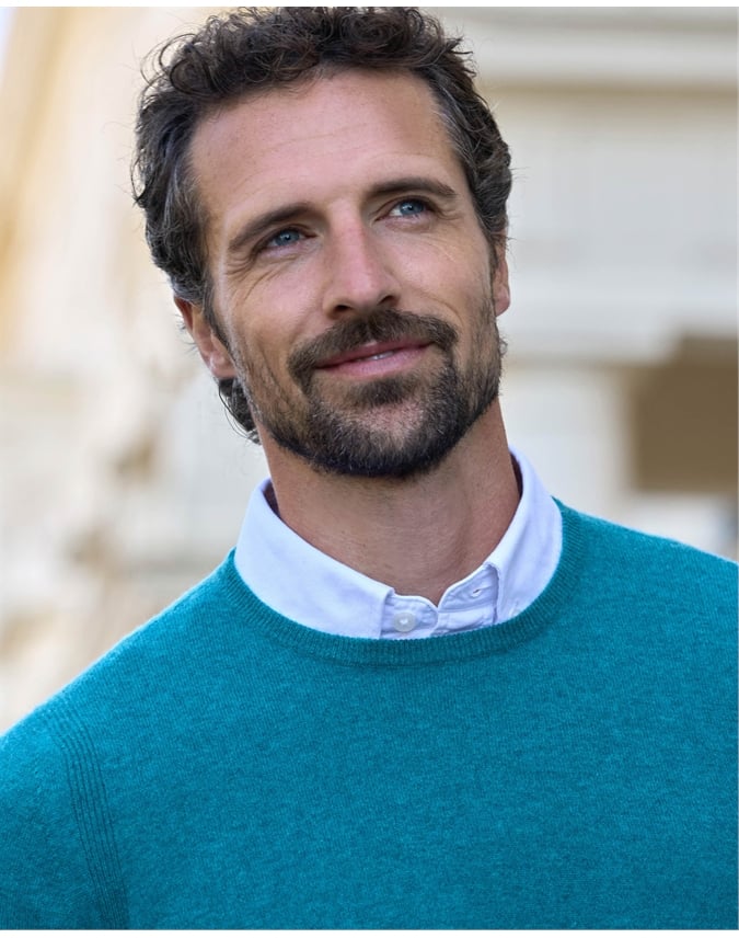Mens Cashmere Crew Sweater