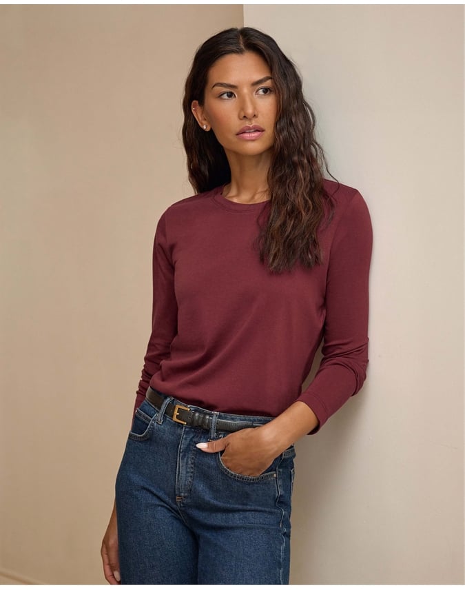 Long Sleeve Super Soft Cotton T Shirt