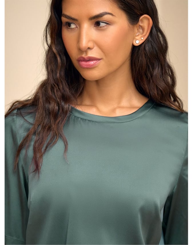 Silk Front T Shirt