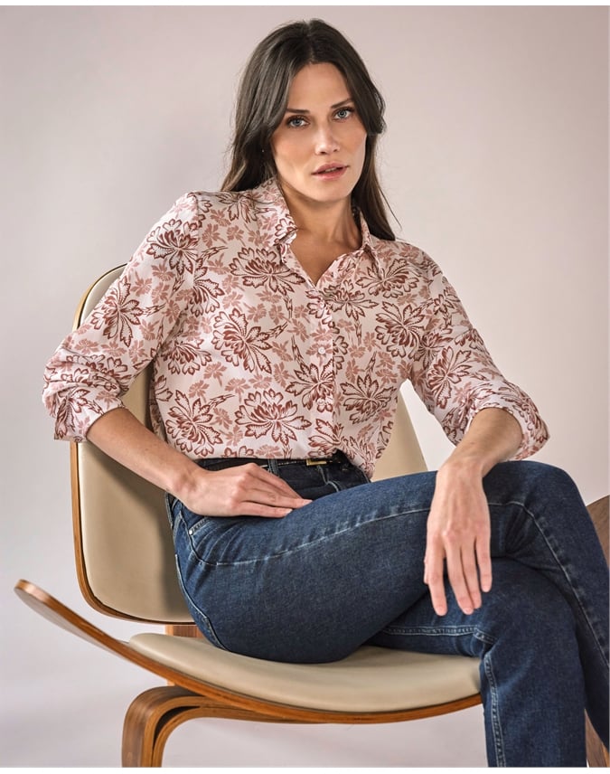 Pure Washed Silk Shirt