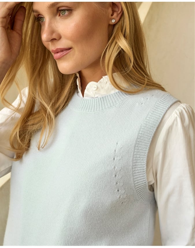 Wool Cashmere Lofty Tank