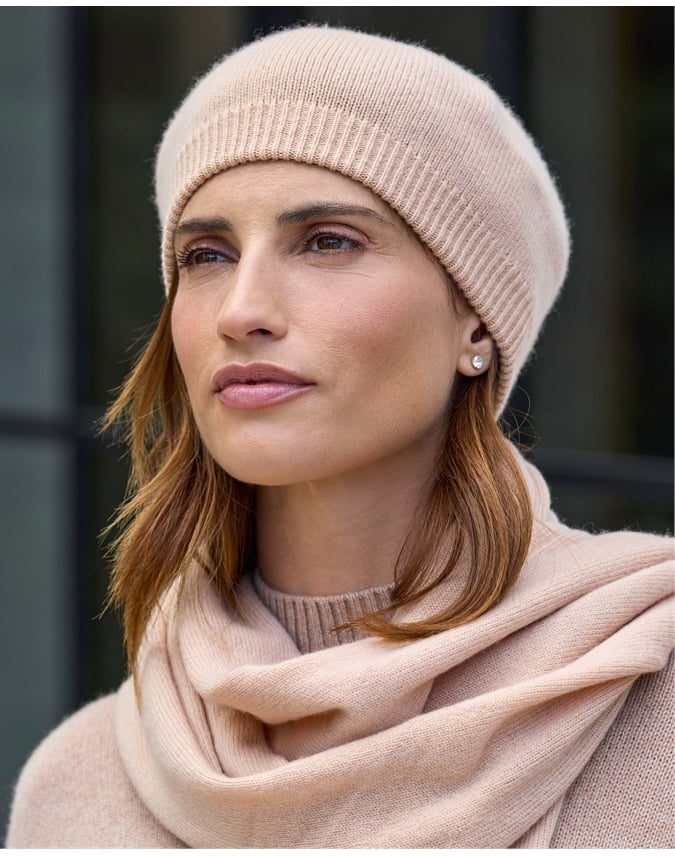 Pure Cashmere Beret
