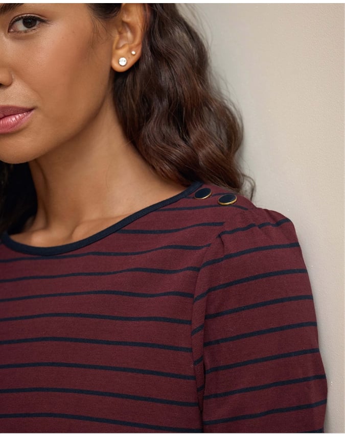 Button Long Sleeve Tee