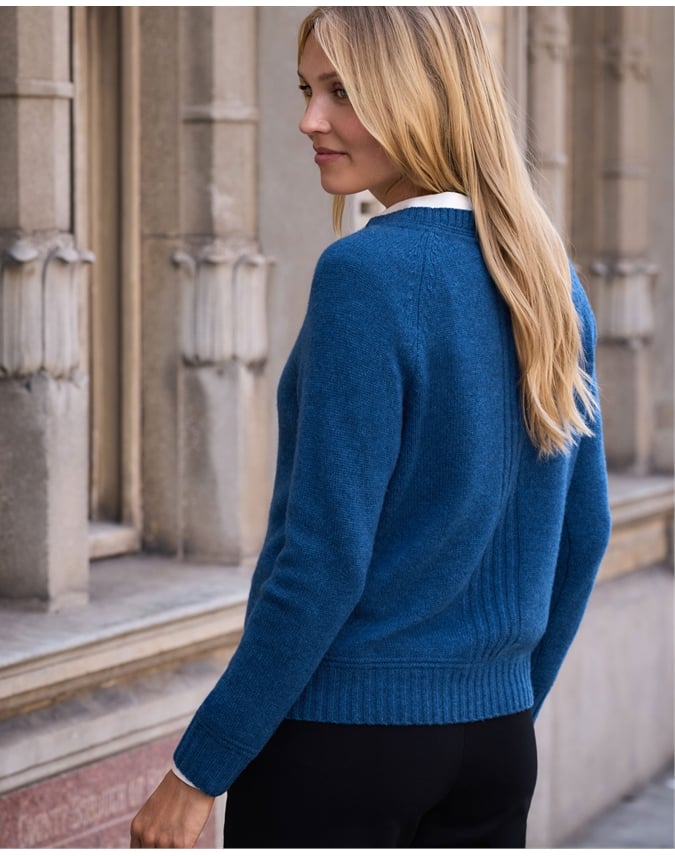 Cashmere Lofty Raglan Sleeve Jumper