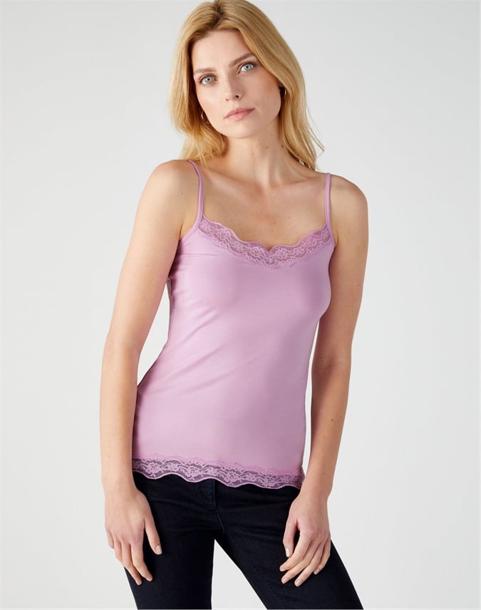 pink camisole