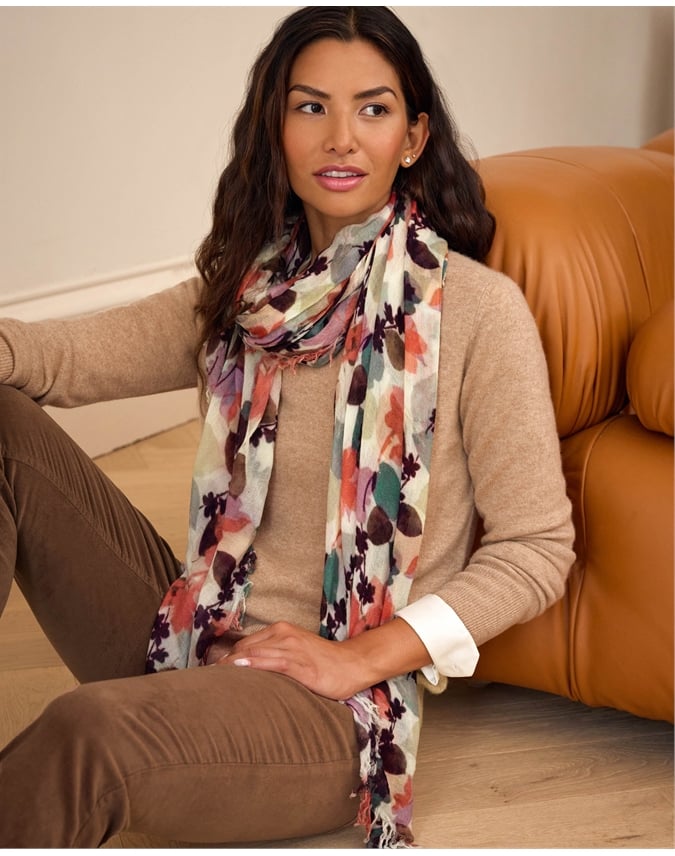 Cashmere Blend Ultrafine Scarf