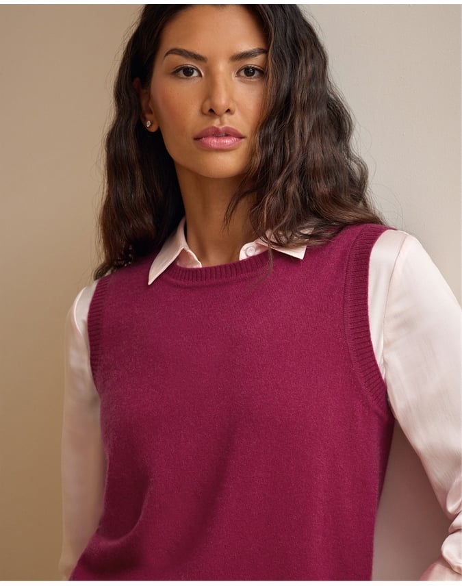 Cashmere Knitted Tank